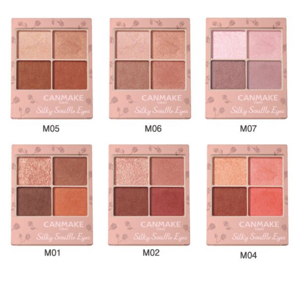 [CANMAKE] Silky Souffle Eyes (Matte Type)
